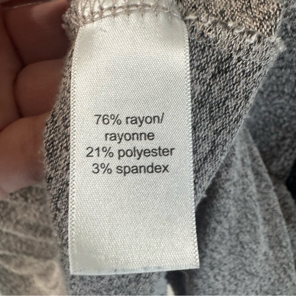 Maurice’s Plaid Sleeve Gray Sweater - Picture 8 of 8